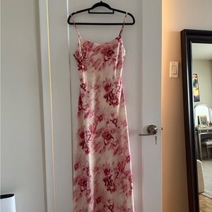 Garage Pink Floral Maxi Dress